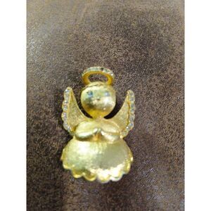 Ultra Craft Brooch Sparkling Christmas Angel Design Fashion Pin Read Description